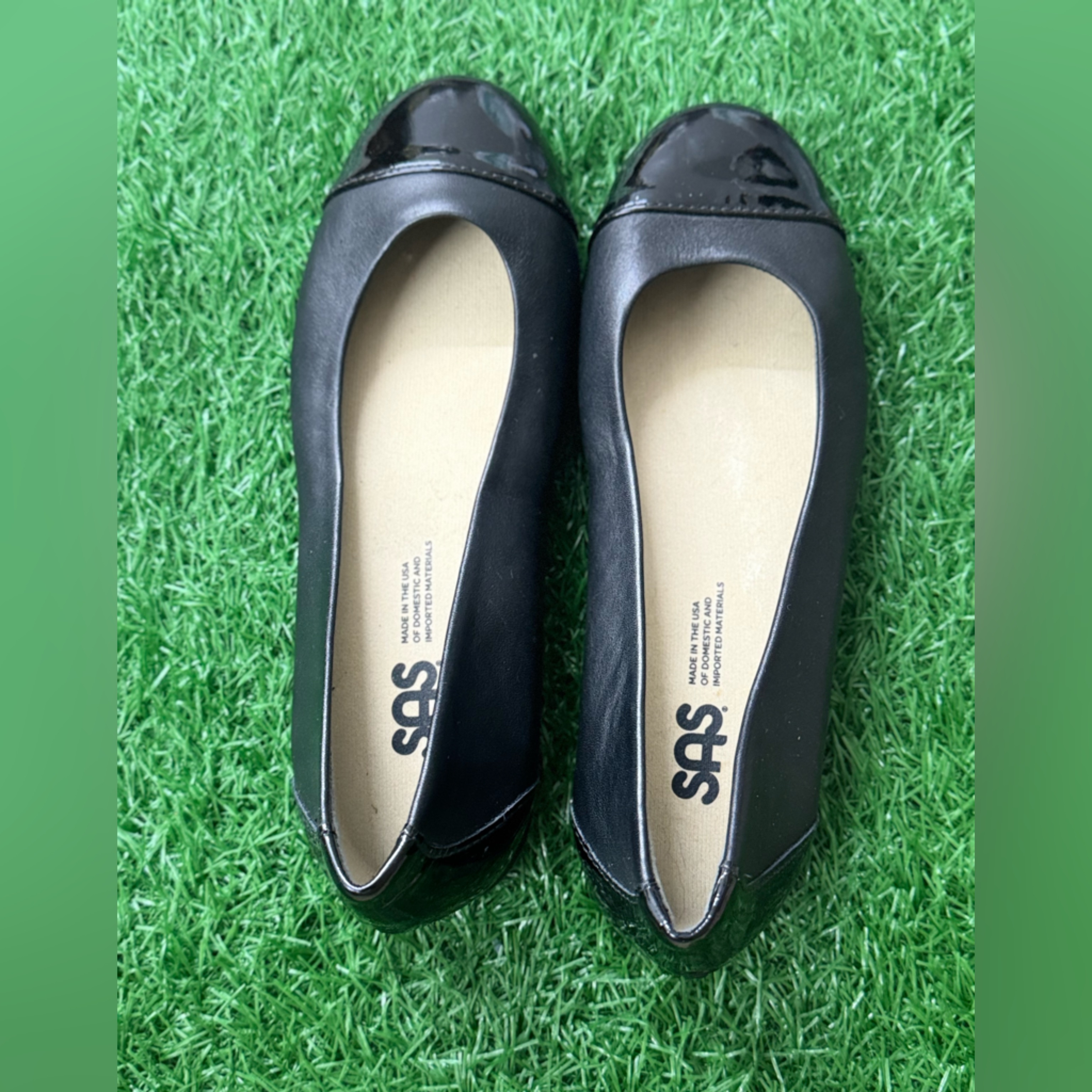 Sas Women's Black Ballet Flats Size 6